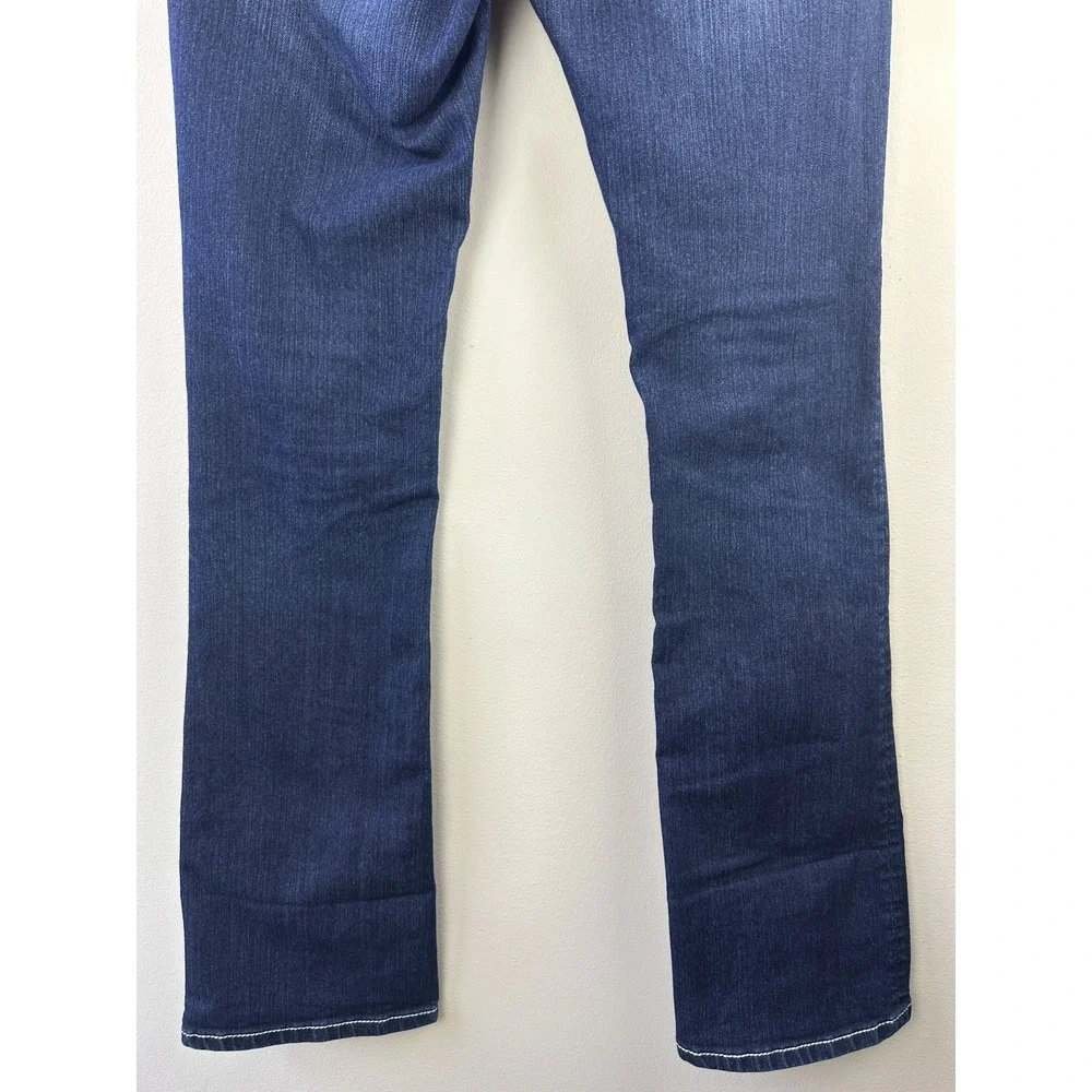Miss Me Jeans Womens 28 Bootcut Low Rise Bling Rhinestone Embroidered Denim - Picture 6 of 15
